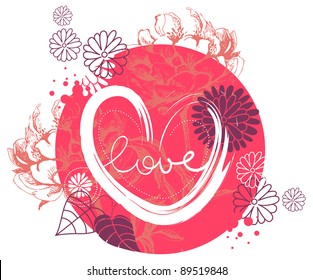 Floral design of Valentine?s day