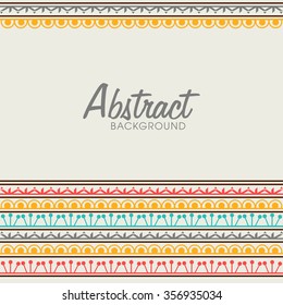 Floral design decorated colorful abstract background.