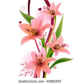 Elemento de diseño floral