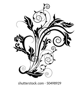 Elemento de diseño floral