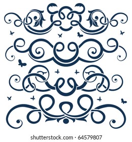 Floral design element collection