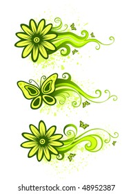 Floral design elements