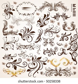 Floral design elements