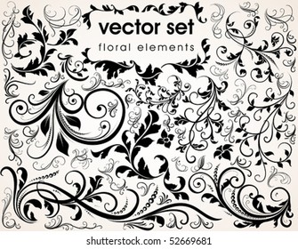 Floral design elements