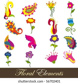 Floral design elements