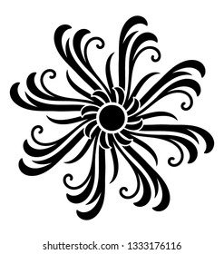 Floral design elements, classic design 