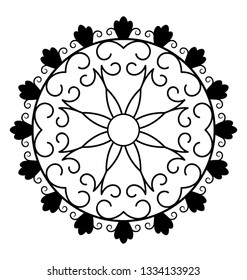 Floral design elements, classic design 