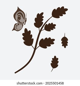 Floral design elements. Creative illustration.