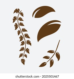 Floral design elements. Creative illustration.