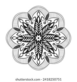 Floral design, flower, circle, gold, ornament mandala design free download for your company.