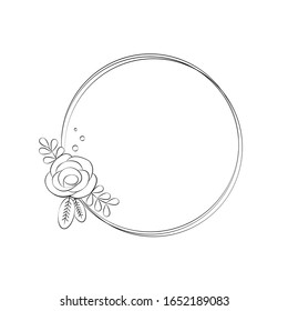 símbolo de icono de diseño floral vector