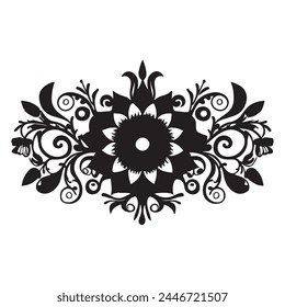 diseño floral ilustrador Vector diseño de arte floral