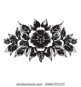 diseño floral ilustrador Vector diseño de arte floral