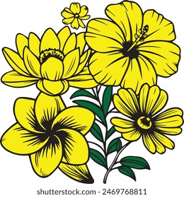 Floral design illustrator vector art free design 