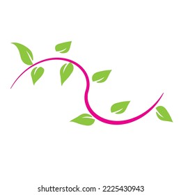 floral design or leaf design or clip art