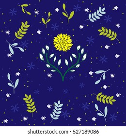 Floral design pattern, EPS10