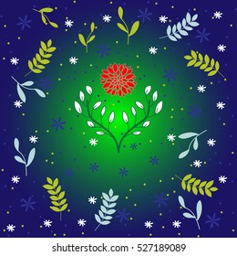 Floral design pattern, EPS10