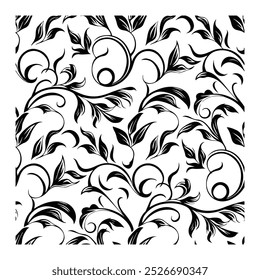 Floral design pattern illustration for free download