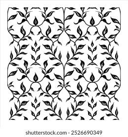 Floral design pattern illustration for free download