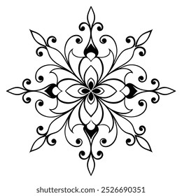 Floral design pattern illustration for free download