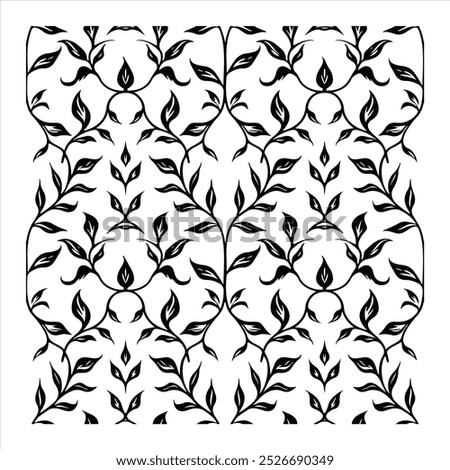Floral design pattern illustration for free download