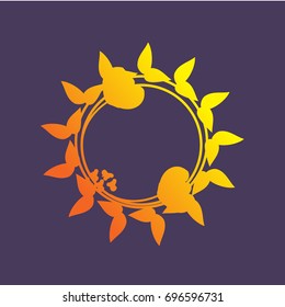 floral design postcard