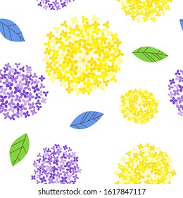 Floral design seamless pattern background material