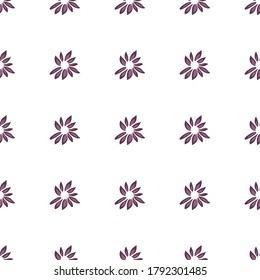 Floral design Seamless purple. Vector illustration pattern