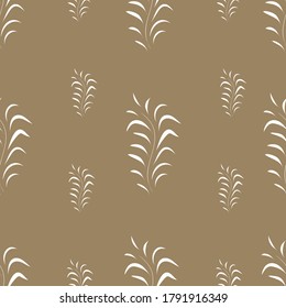 Floral design Seamless white with grey. Vector illustration repeat pattern