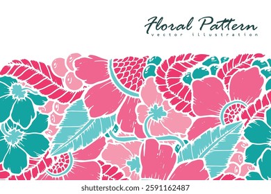 Floral Design with Space for Text – Perfect for Invitations, Posters, and Creative Projects