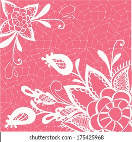 Floral design in a tender colors for your website design, fabric, paper, Polygraphy.