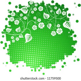 Floral design, vector