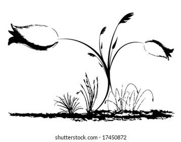 Blumendesign-Vektorgrafik