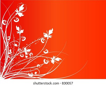 Floral design - vector