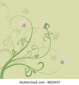 Floral Design - Vector