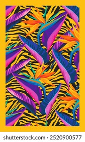El diseño floral es un dibujo de Vector que diseñé como EPS para ti. Puedes usarlo como estampado para camisetas