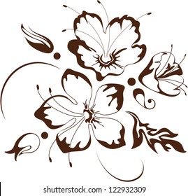 Floral design, vector illustration