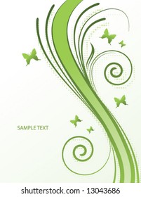 Floral design. Vector illustration
