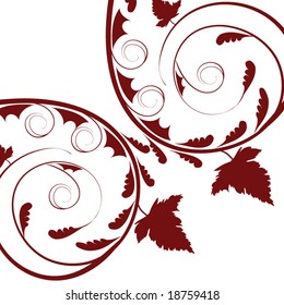 Floral design. Vector illustration