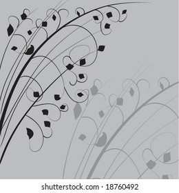 Floral design. Vector illustration