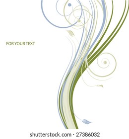 Floral design. Vector illustration