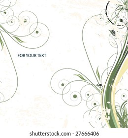 Floral design. Vector illustration