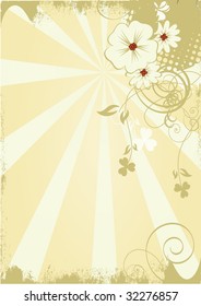 Floral design. Vector illustration