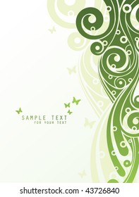 Floral design. Vector illustration