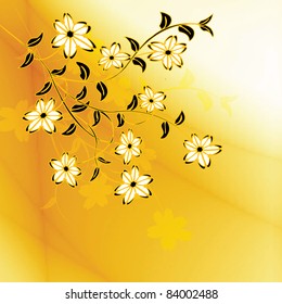 Floral design. Vector illustration