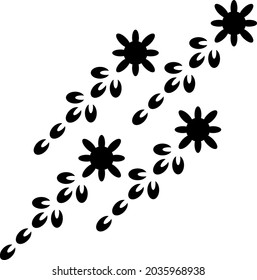 floral design vector logo illustration