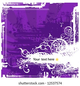 Floral Design so you can add your own images (vector) 4