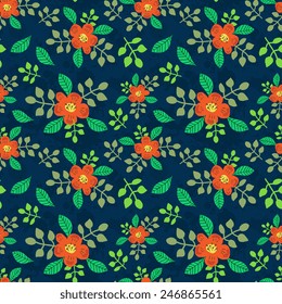 Floral design.Seamless patern.