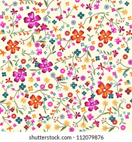  Floral Ditsy Background