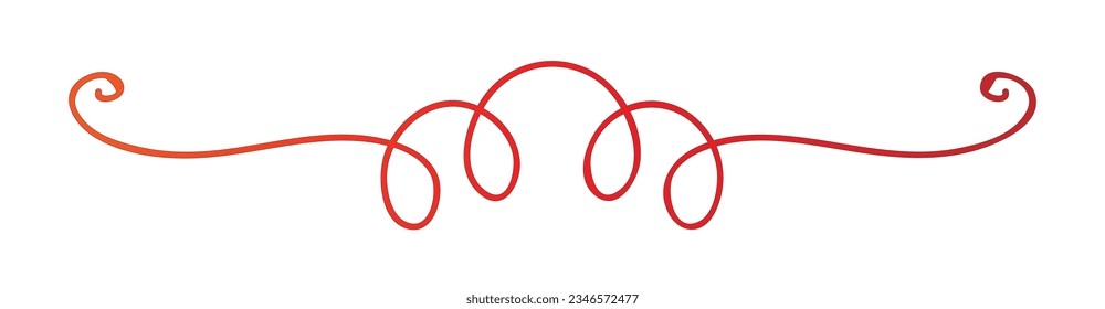Floral dividers decoration elements, Set of text delimiters for your projects. Vector illustration.